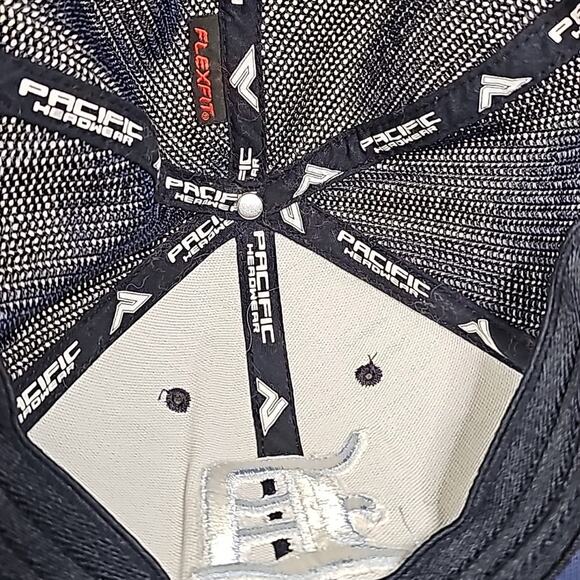 Pacific Headwear Pro Model Blue Trucker Hat Detriot Tigers MLB - Picture 9 of 9